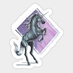 Rearing Unicorn Sticker